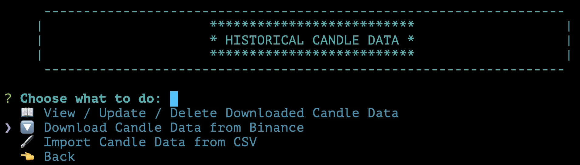Historical Candle Data Download Candle Data From Binance