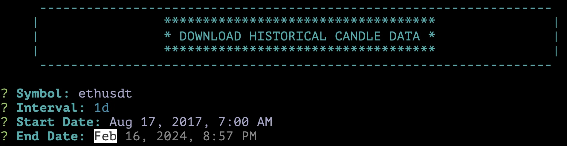 Historical Candle Data Download Historical Candle Data